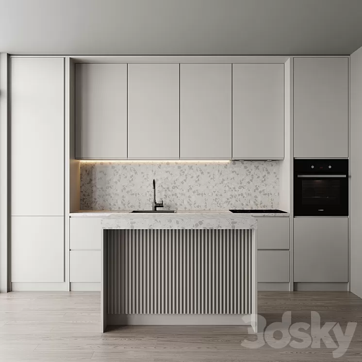 Kitchen set 5 3D Model Kitchen set 5 3D Model