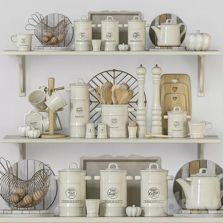 Kitchen set 6 3D Model