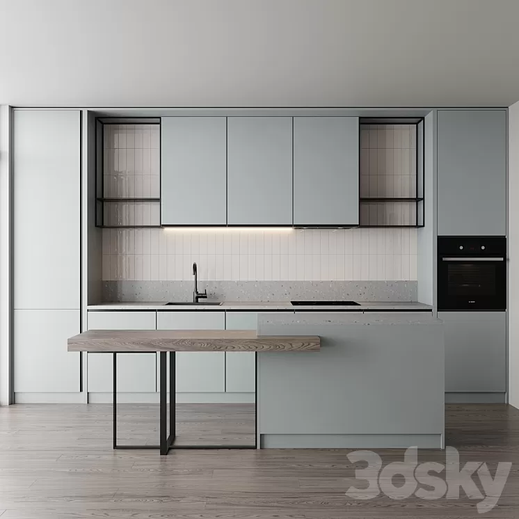 Kitchen set 6 3D Model Kitchen set 6 3D Model