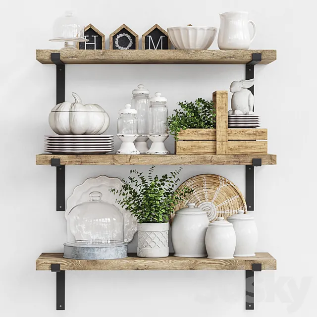 Kitchen set 8 3D Model