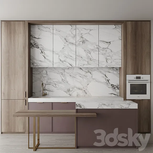 Kitchen set 9 3DModel Kitchen set 9 3DModel