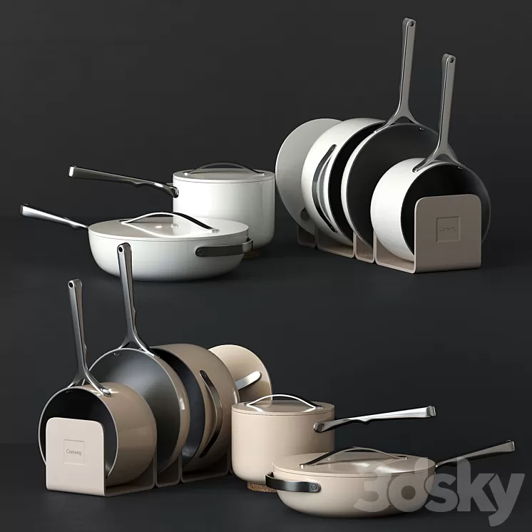 Kitchen set Caraway 3D Model