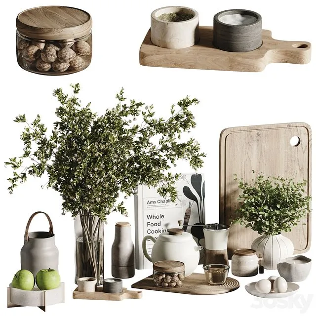 Kitchen set H11 3D Model