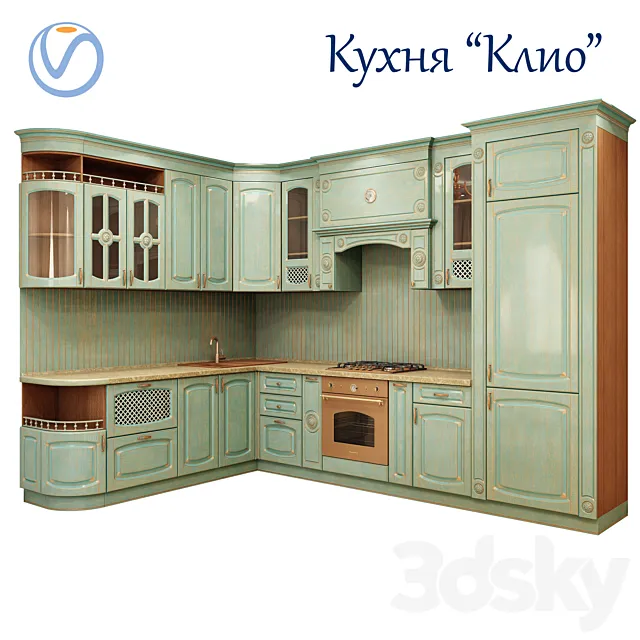 Kitchen set Klio 3DModel