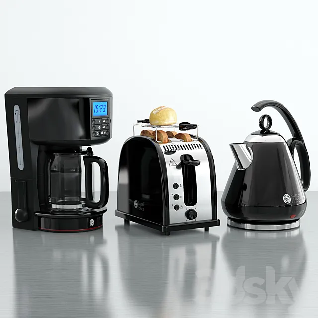 Kitchen set Russell Hobbs 3DModel