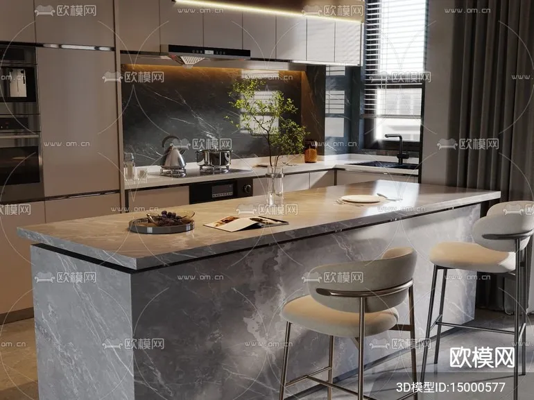 KITCHEN SETS – CORONA – 3D MODEL – 1535