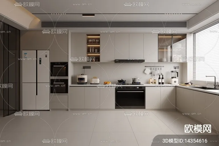 KITCHEN SETS – VRAY / CORONA – 3D MODEL – 1471