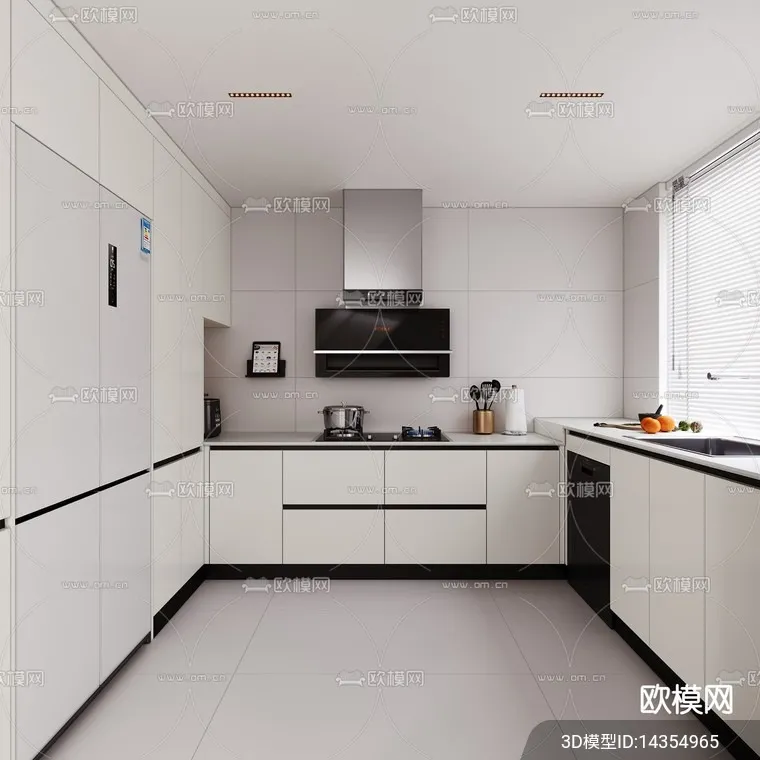 KITCHEN SETS – VRAY / CORONA – 3D MODEL – 1472