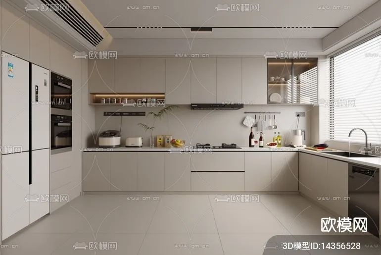 KITCHEN SETS – VRAY / CORONA – 3D MODEL – 1478