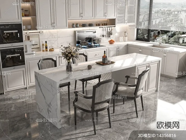 KITCHEN SETS – VRAY / CORONA – 3D MODEL – 1479