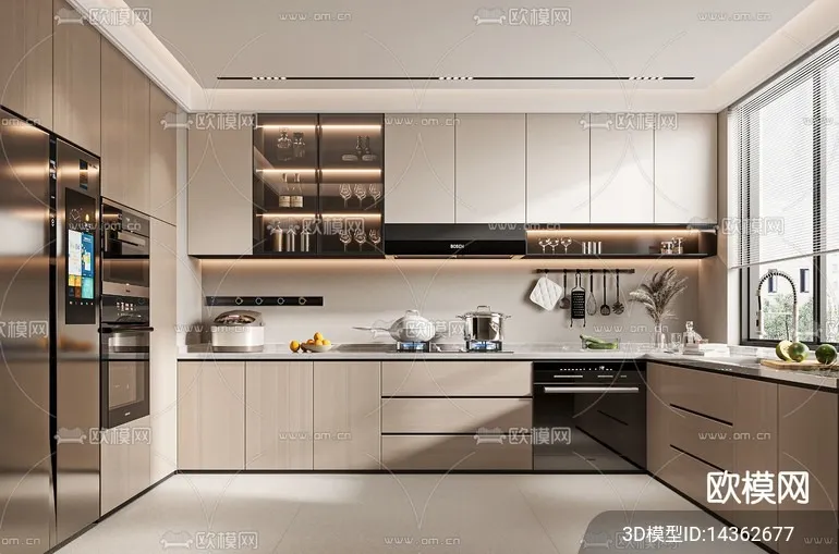 KITCHEN SETS – VRAY / CORONA – 3D MODEL – 1489