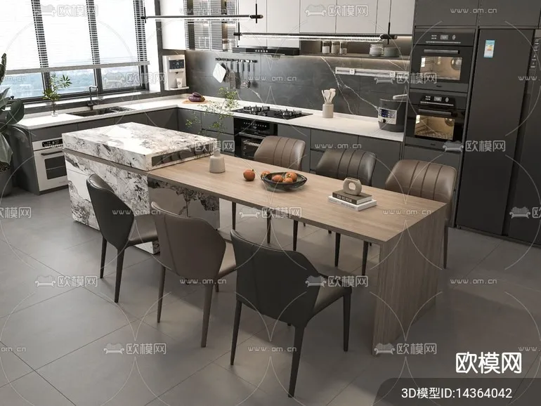 KITCHEN SETS – VRAY / CORONA – 3D MODEL – 1494