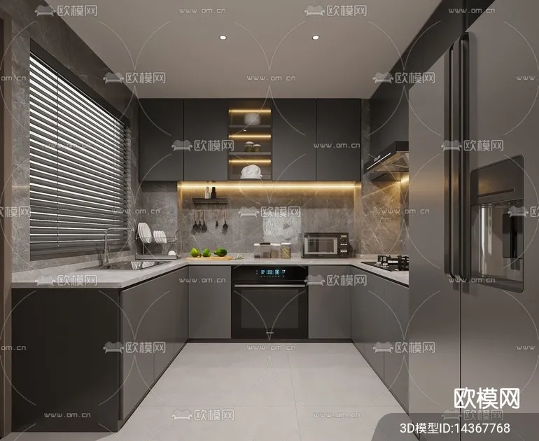KITCHEN SETS – VRAY / CORONA – 3D MODEL – 1500