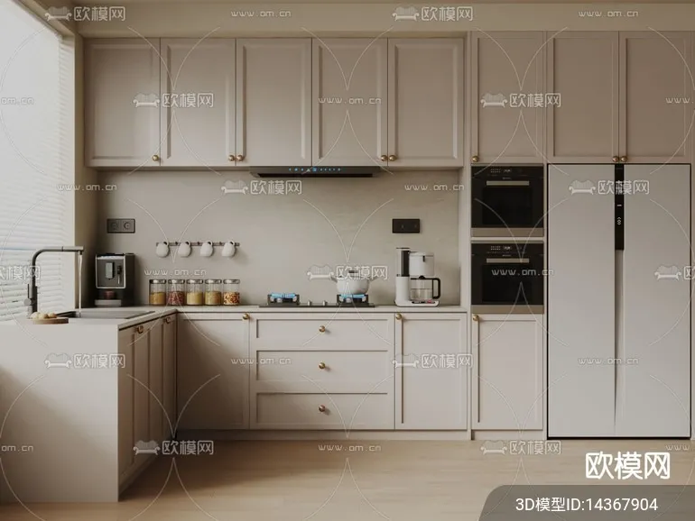 KITCHEN SETS – VRAY / CORONA – 3D MODEL – 1501