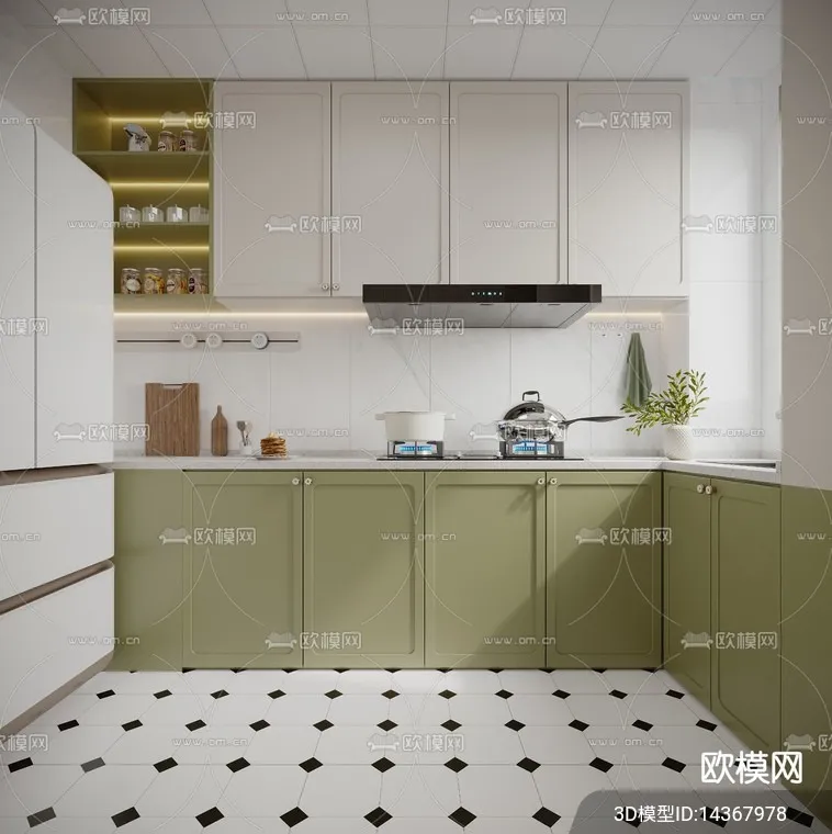 KITCHEN SETS – VRAY / CORONA – 3D MODEL – 1503