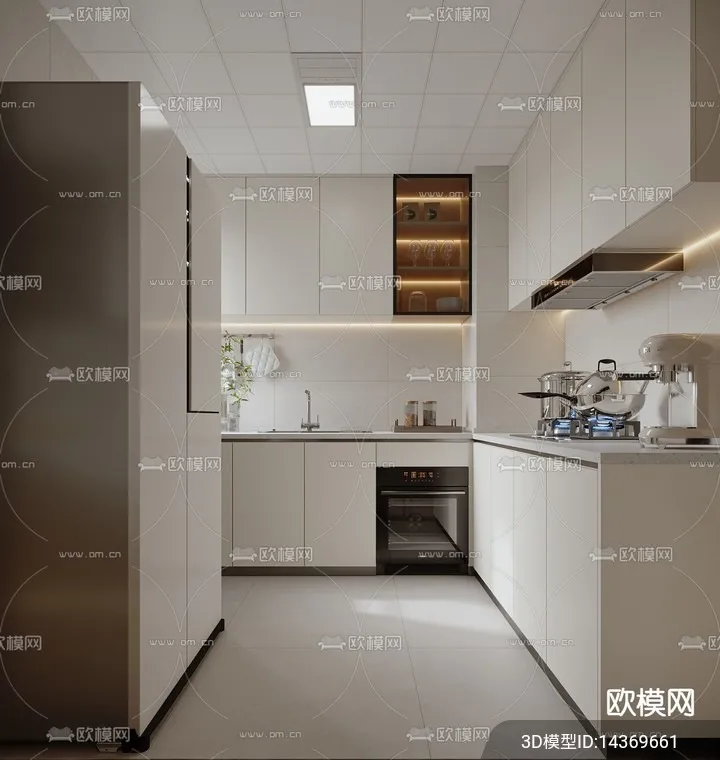 KITCHEN SETS – VRAY / CORONA – 3D MODEL – 1505