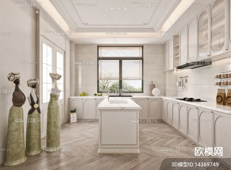 KITCHEN SETS – VRAY / CORONA – 3D MODEL – 1506