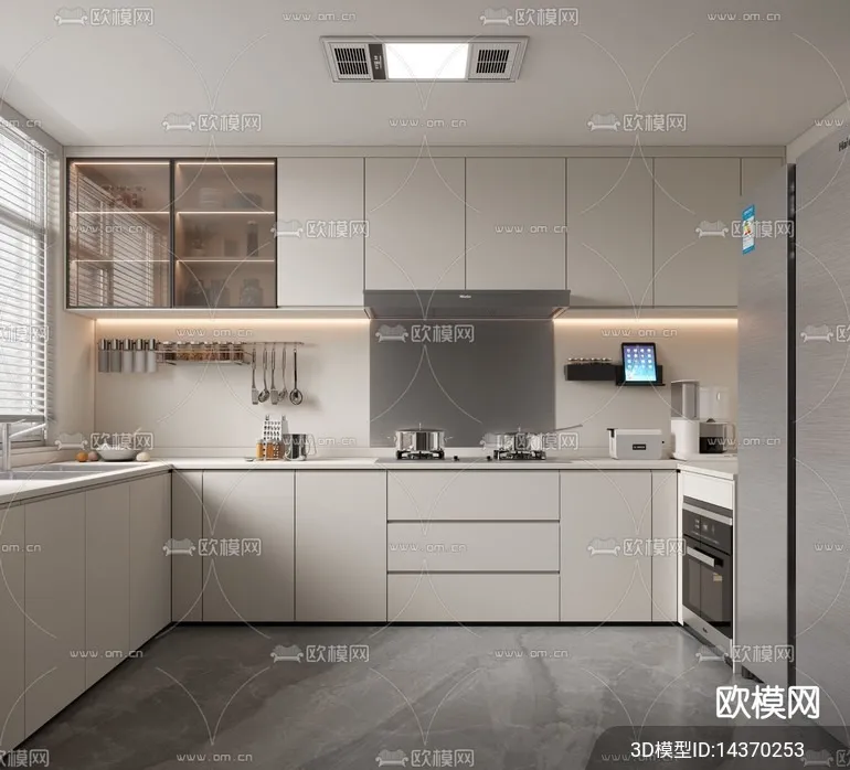 KITCHEN SETS – VRAY / CORONA – 3D MODEL – 1509