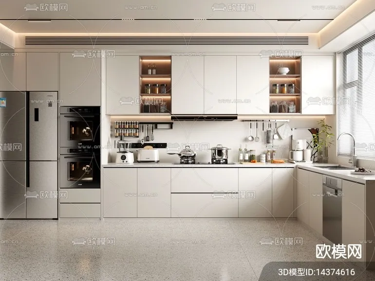 KITCHEN SETS – VRAY / CORONA – 3D MODEL – 1520