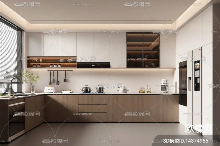 KITCHEN SETS – VRAY / CORONA – 3D MODEL – 1522