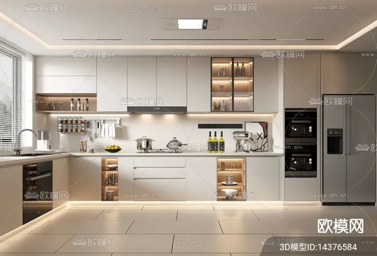 KITCHEN SETS – VRAY / CORONA – 3D MODEL – 1527