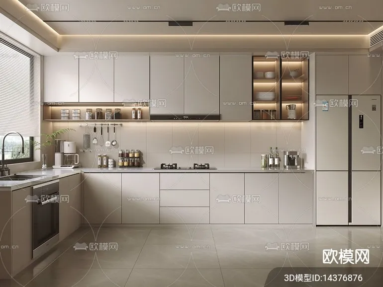 KITCHEN SETS – VRAY / CORONA – 3D MODEL – 1531