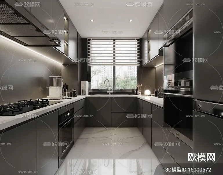 KITCHEN SETS – VRAY / CORONA – 3D MODEL – 1533