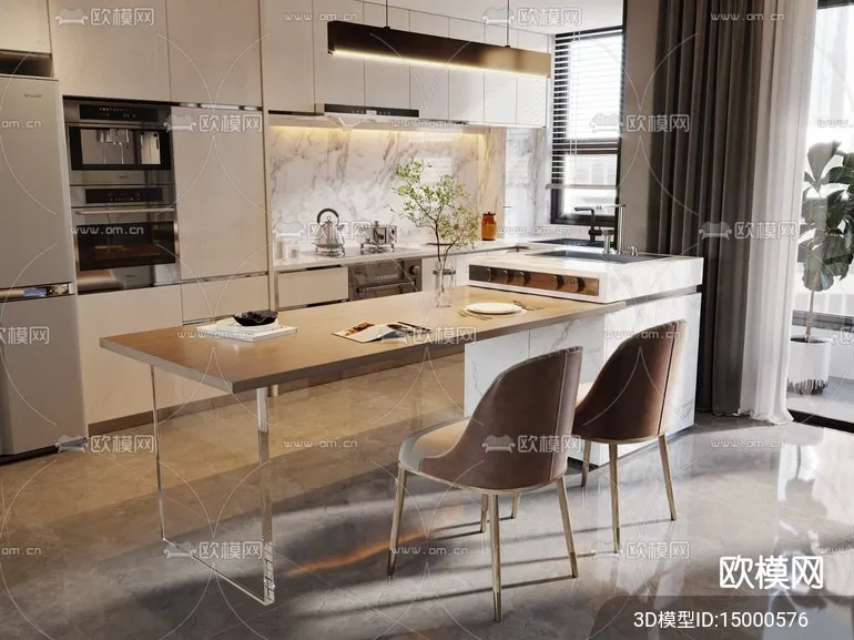 KITCHEN SETS – VRAY / CORONA – 3D MODEL – 1534