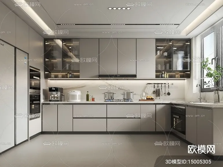 KITCHEN SETS – VRAY / CORONA – 3D MODEL – 1543