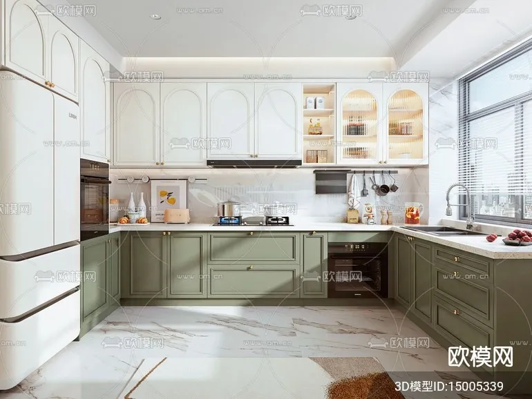 KITCHEN SETS – VRAY / CORONA – 3D MODEL – 1544