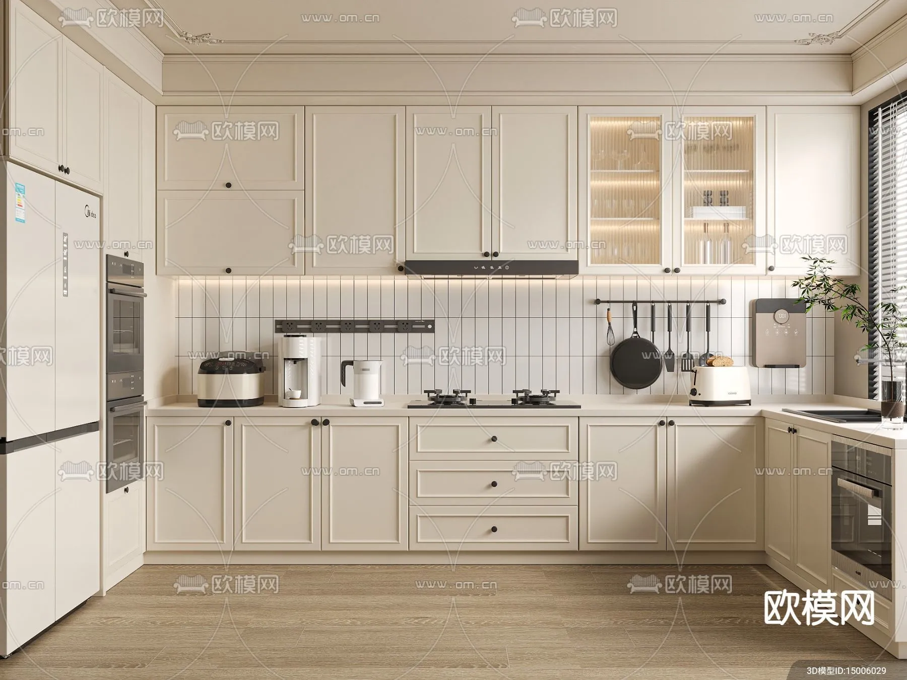KITCHEN SETS – VRAY / CORONA – 3D MODEL – 1546