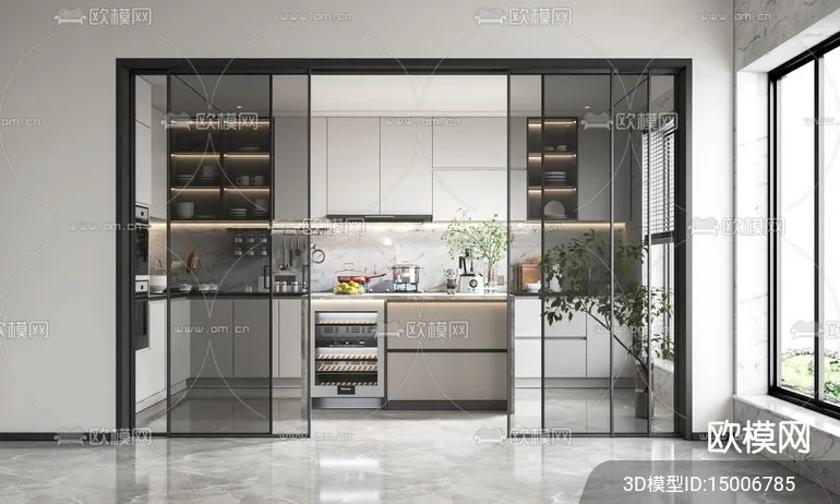 KITCHEN SETS – VRAY / CORONA – 3D MODEL – 1550