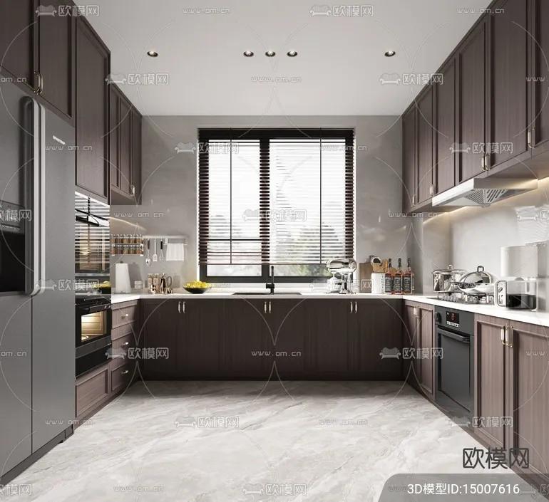 KITCHEN SETS – VRAY / CORONA – 3D MODEL – 1551