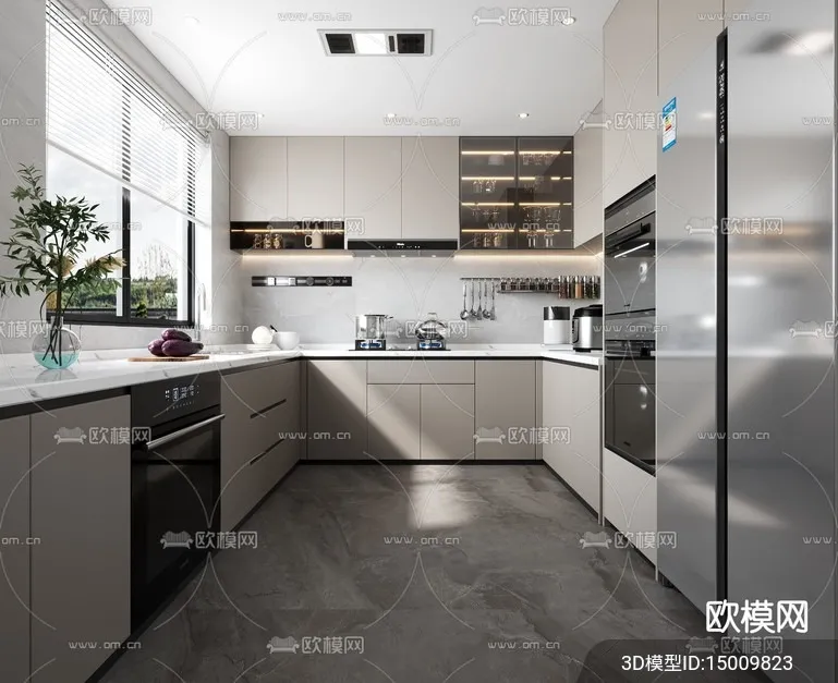 KITCHEN SETS – VRAY / CORONA – 3D MODEL – 1553
