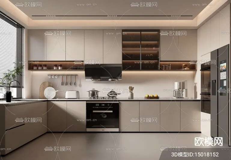 KITCHEN SETS – VRAY / CORONA – 3D MODEL – 1562