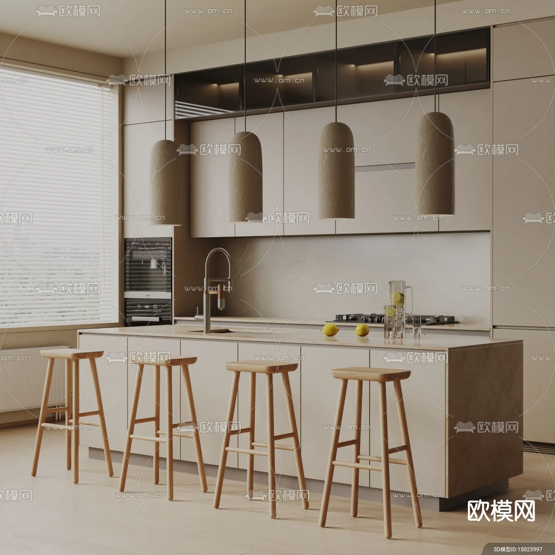 KITCHEN SETS – VRAY / CORONA – 3D MODEL – 1576