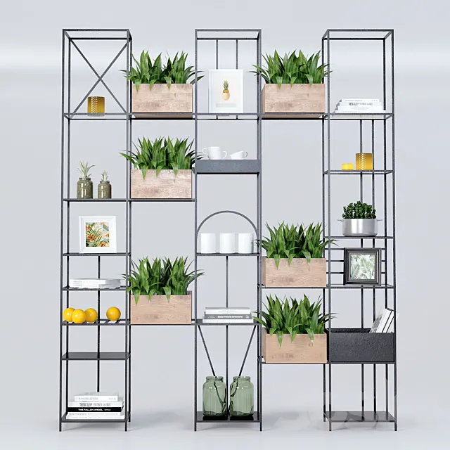 Kitchen shelf 3D Model