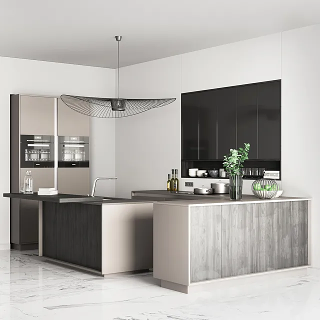 Kitchen SieMatic \ Pure Collection 1 3D Model