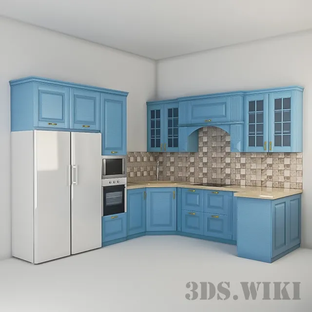 kitchen – Simple beautiful kitchen 3D Model