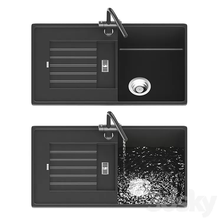 Kitchen sink 05 3D Model Kitchen sink 05 3D Model