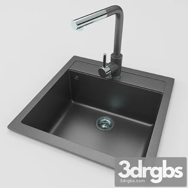 Kitchen Sink 36 3D Model Download