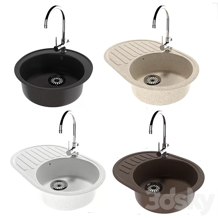 Kitchen sink 3D Model Kitchen sink 3D Model