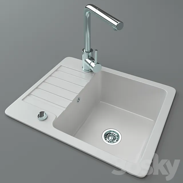Kitchen Sink 3DModel Kitchen Sink 3DModel