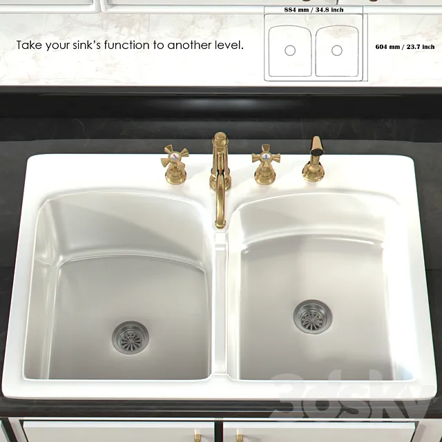 Kitchen Sink 3DModel Kitchen Sink 3DModel