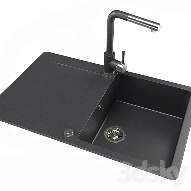 Kitchen Sink 3DModel Kitchen Sink 3DModel