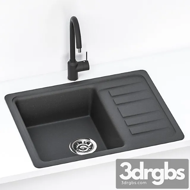 Kitchen sink and mixer Kitchen sink and mixer