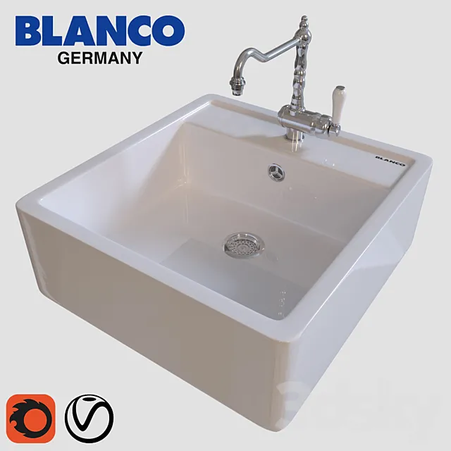Kitchen sink bill BLANCO PANOR 60 3D Model Kitchen sink bill BLANCO PANOR 60 3D Model