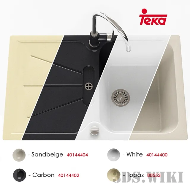 kitchen – Sink Teka Cara 45B TG 3D Model