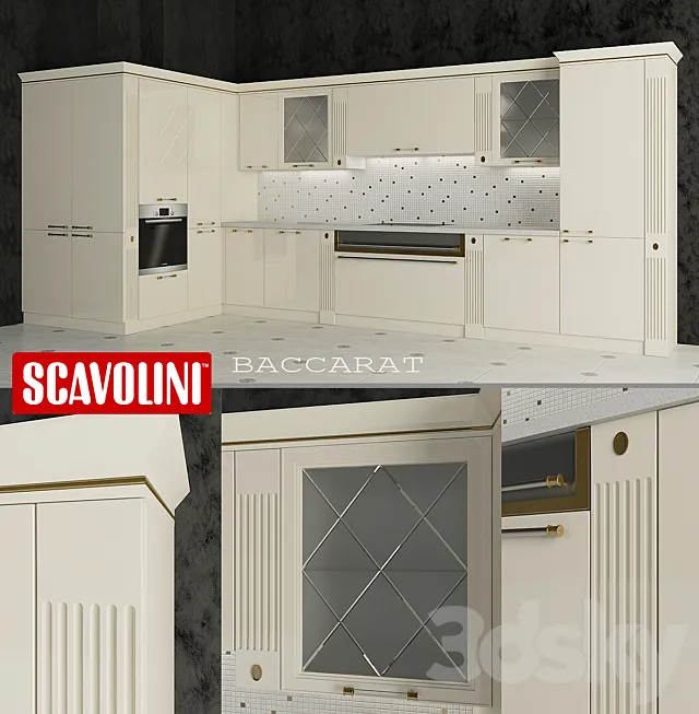 Kitchen Skavolini Baccarat 3DModel