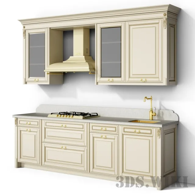 kitchen – Small classic kitchen 3D Model